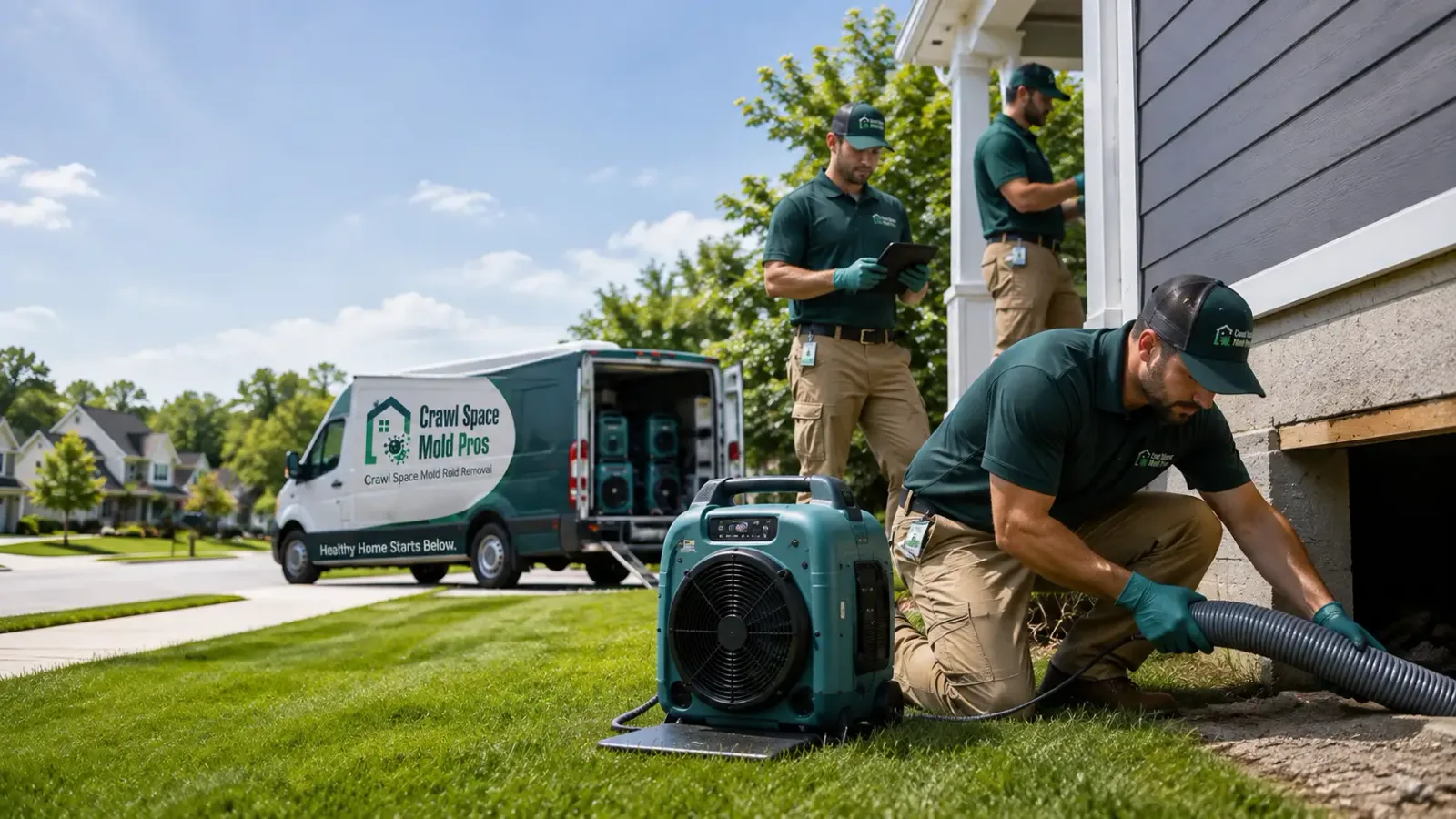 Crawl Space Mold Removal in Talent, OR